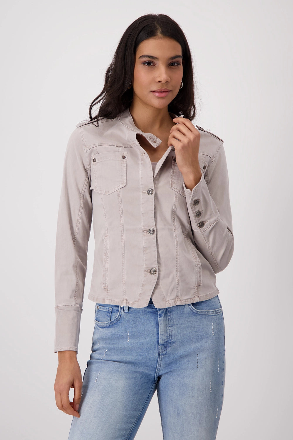 Monari Jacket with Chest Pockets 409058