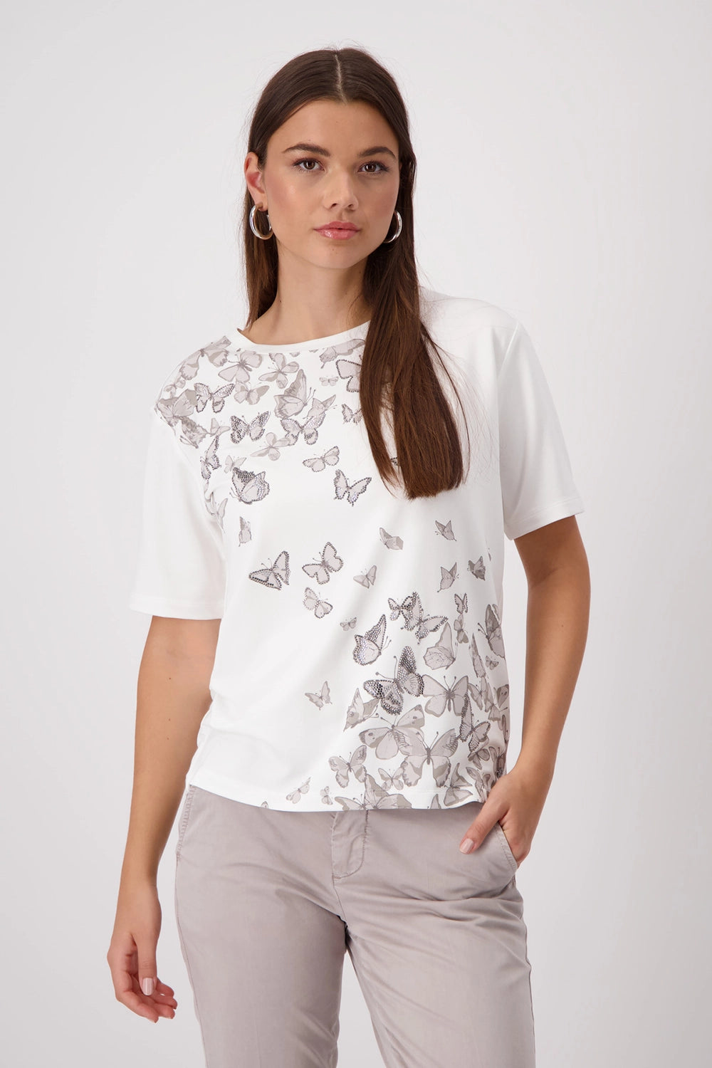 Monari T-shirt with Butterfly print 409108