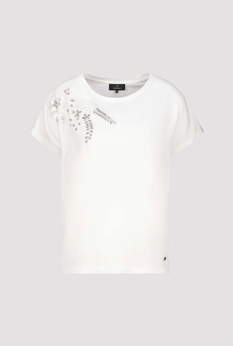 Monari T-shirt with Embellishment  409109