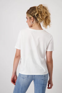 Monari T-shirt with Rhinestones 409116