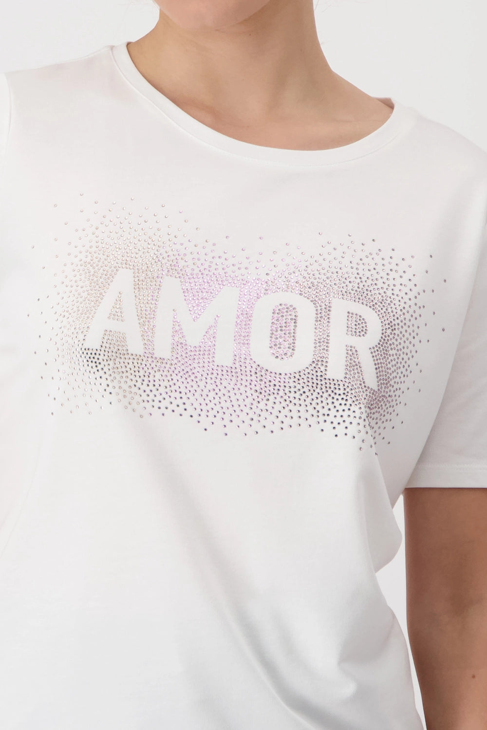 Monari T-shirt with Rhinestones 409116