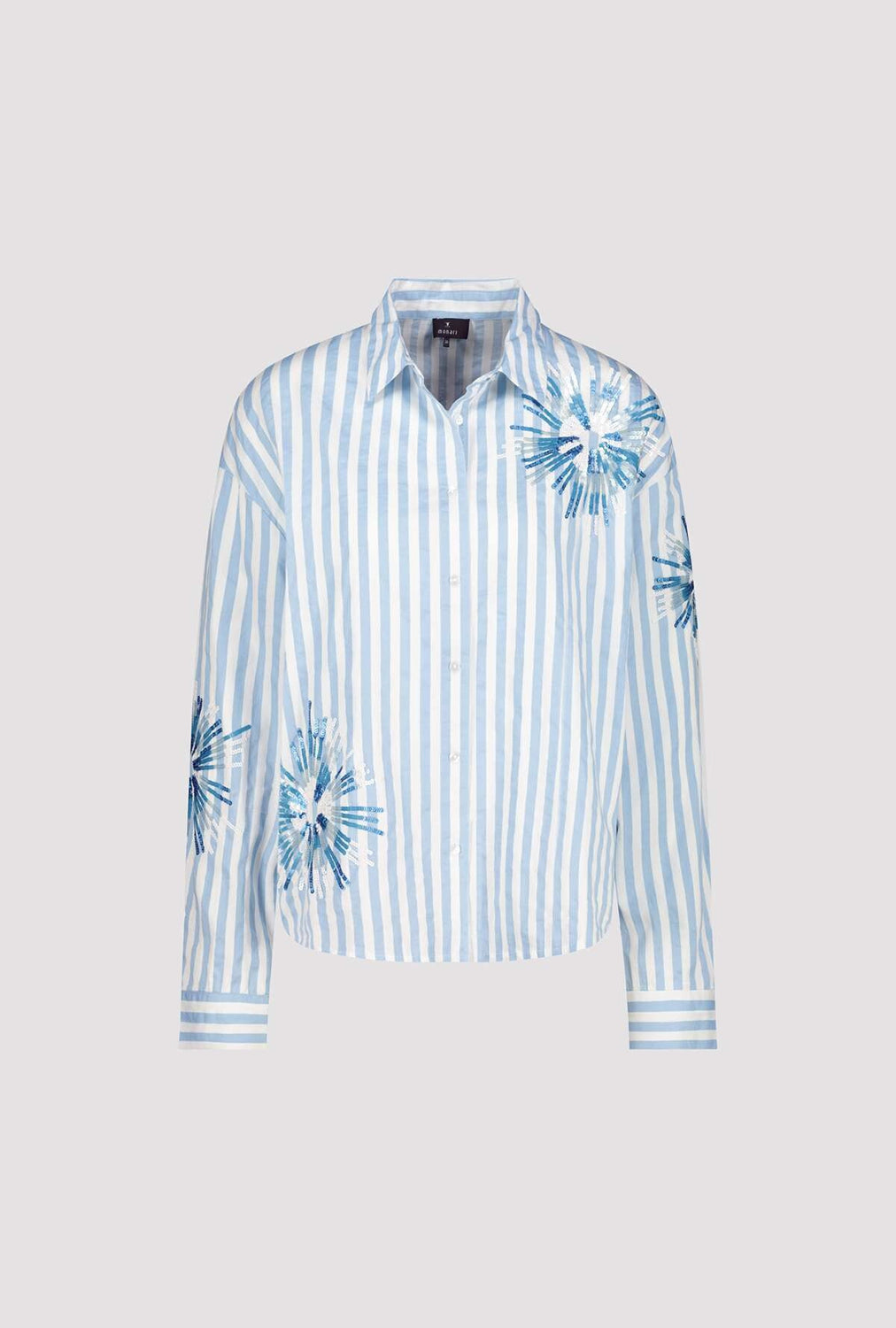 Monari Striped Blouse with Sequins 409145