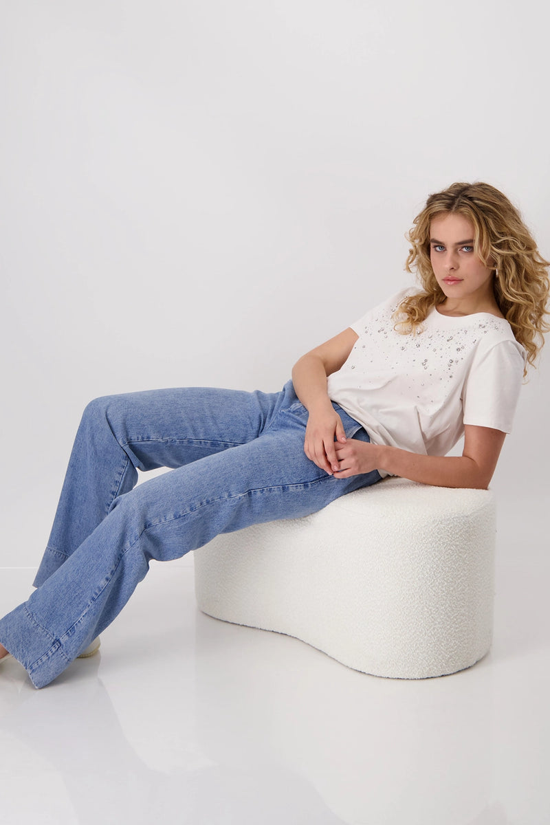 Monari T-shirt with Decoration 409174