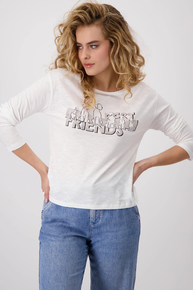 Monari Shirt with Dog Print 409192