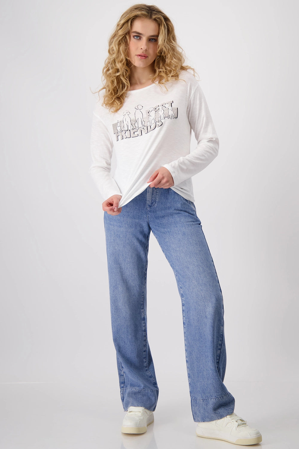 Monari Shirt with Dog Print 409192