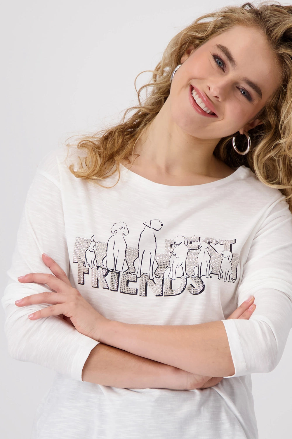 Monari Shirt with Dog Print 409192