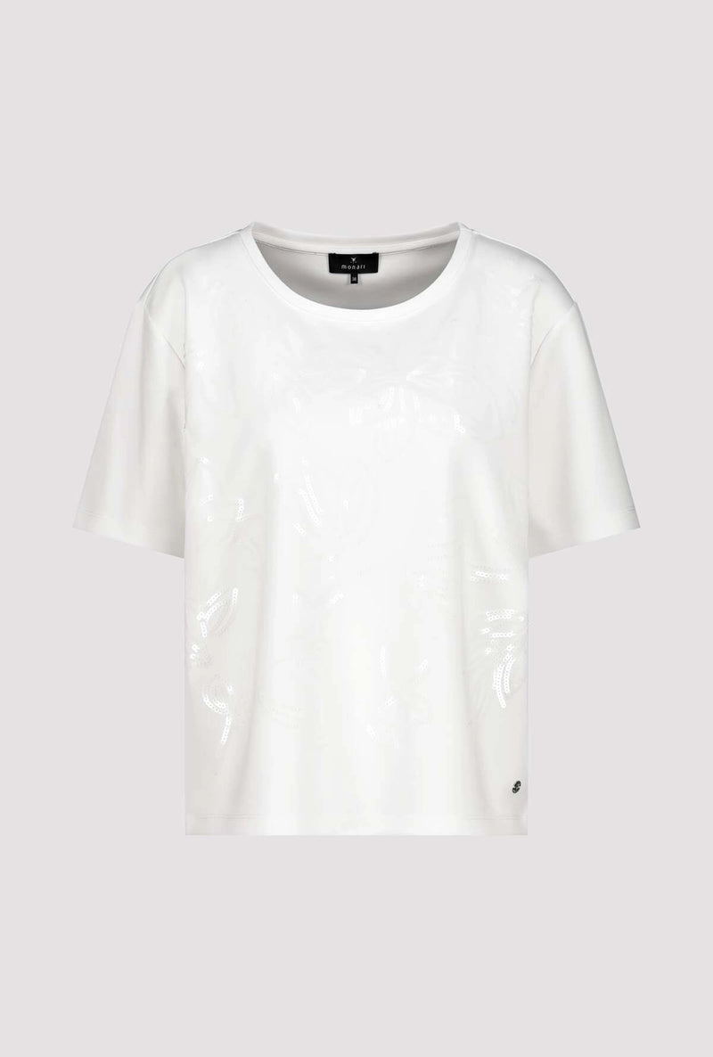 Monari Sweatshirt with Tone-on-tone Sequins 409198
