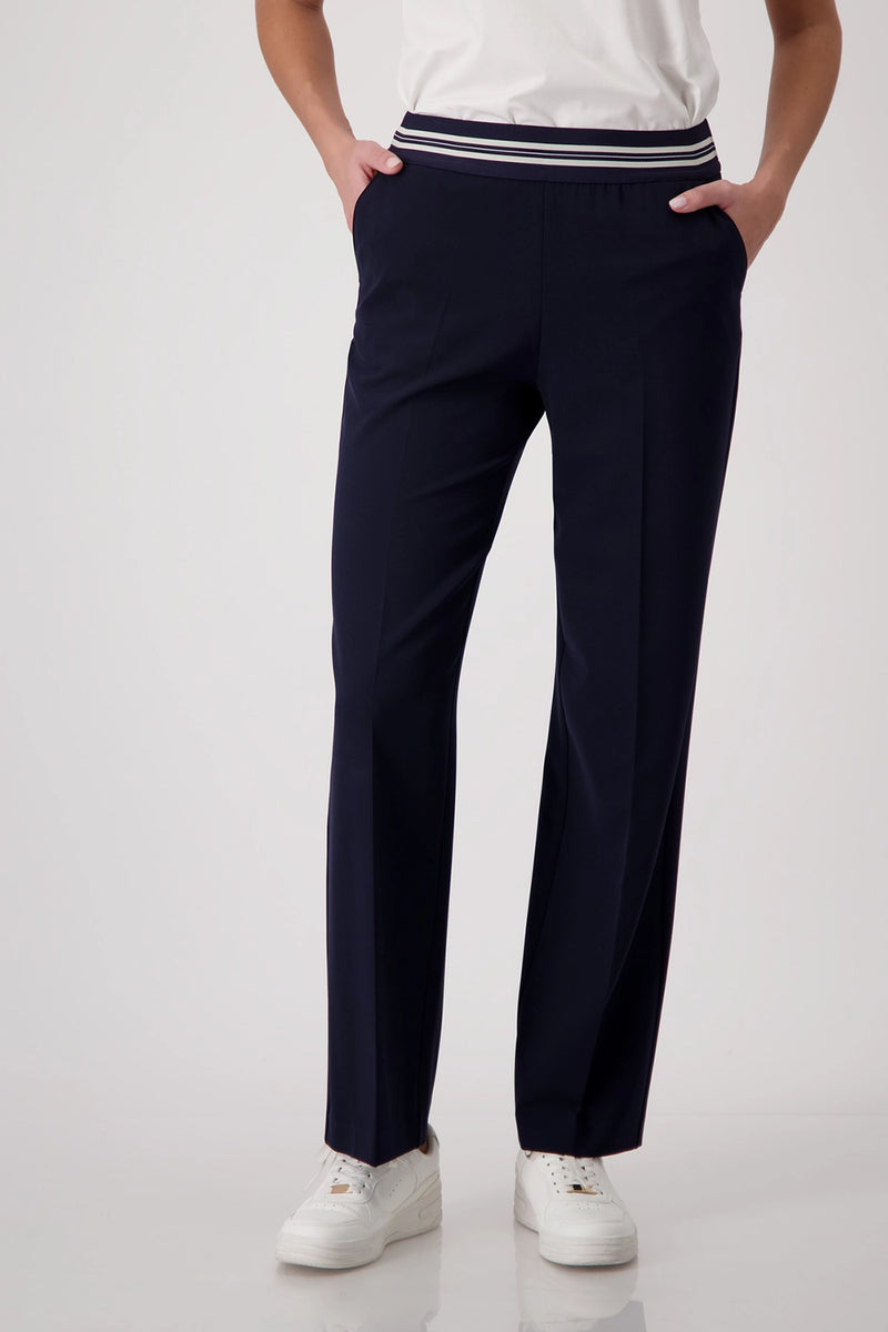 Monari Trousers with Elasticated Waistband  409205