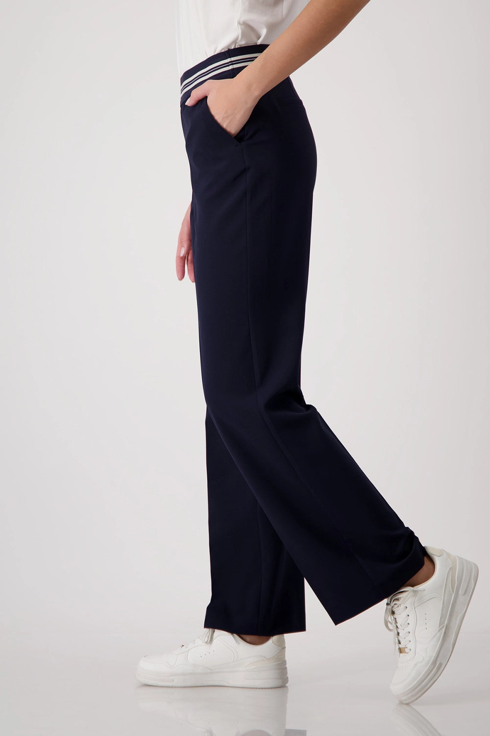 Monari Trousers with Elasticated Waistband  409205