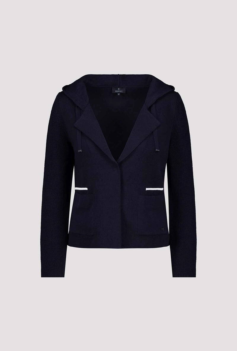 Monari Blazer with Knit Sleeves 409224