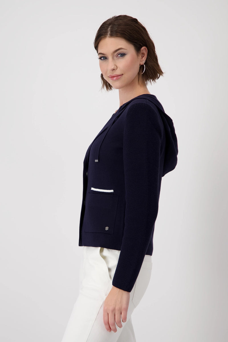Monari Blazer with Knit Sleeves 409224