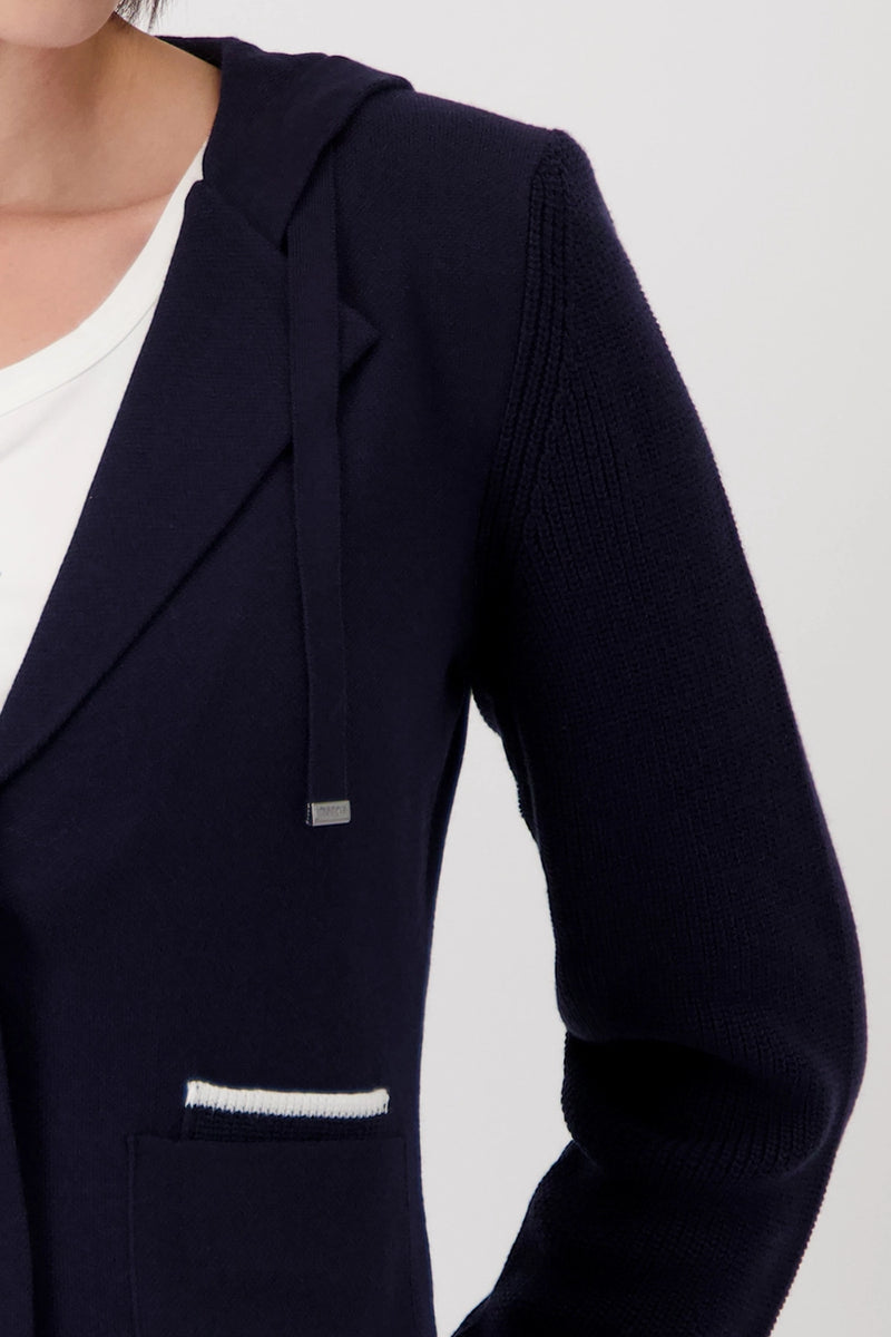 Monari Blazer with Knit Sleeves 409224