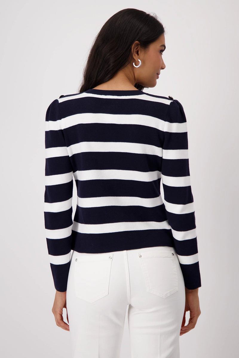 Monari Striped Cardigan 409228