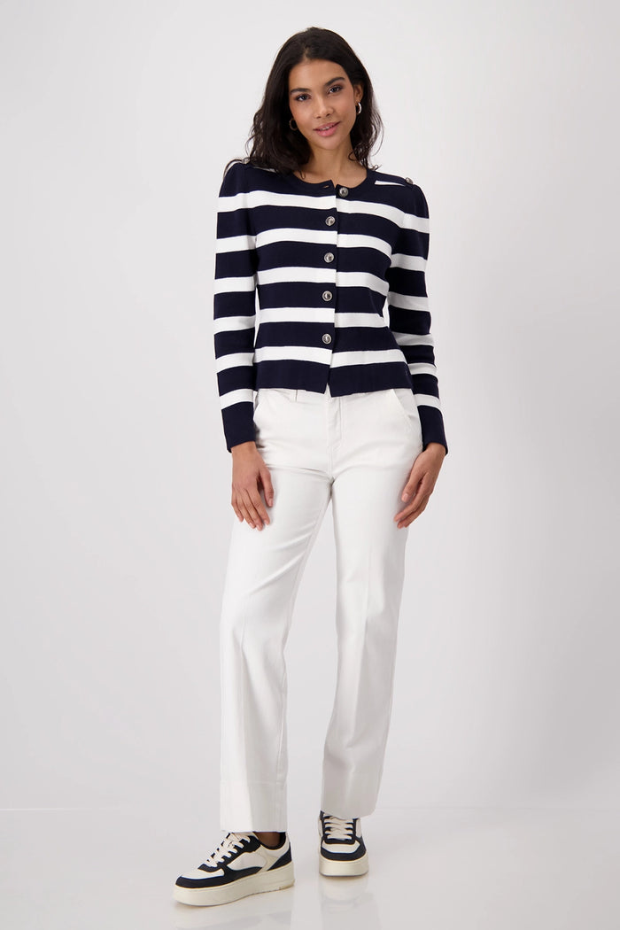 Monari Striped Cardigan 409228