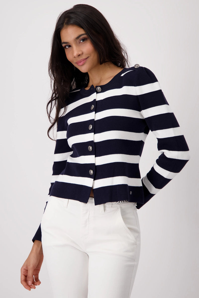 Monari Striped Cardigan 409228