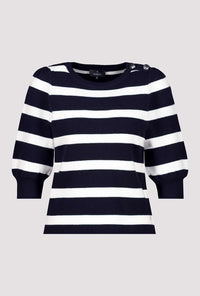 Monari Striped Knitted Jumper 409232