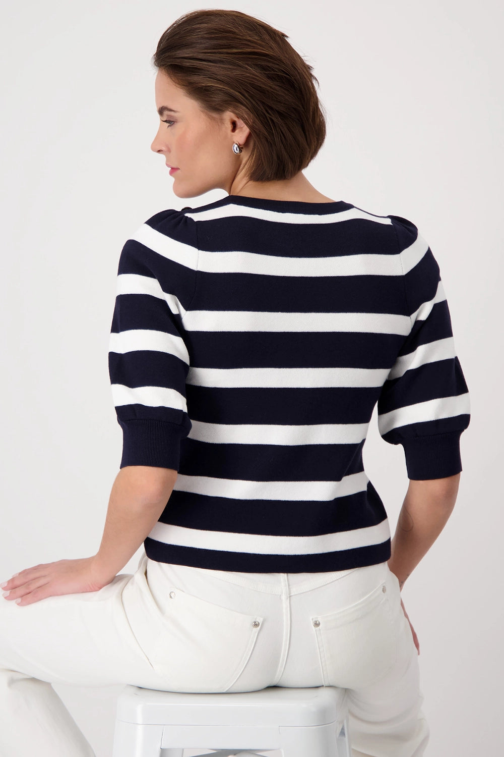 Monari Striped Knitted Jumper 409232