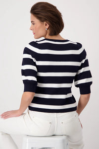 Monari Striped Knitted Jumper 409232