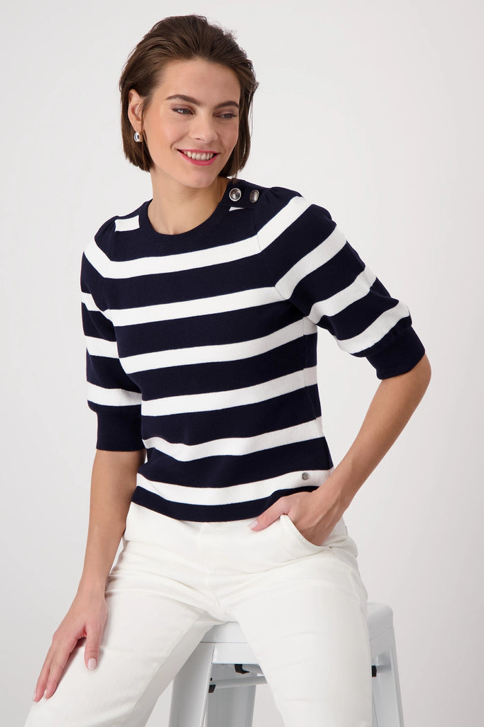 Monari Striped Knitted Jumper 409232