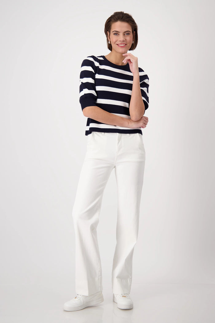 Monari Striped Knitted Jumper 409232