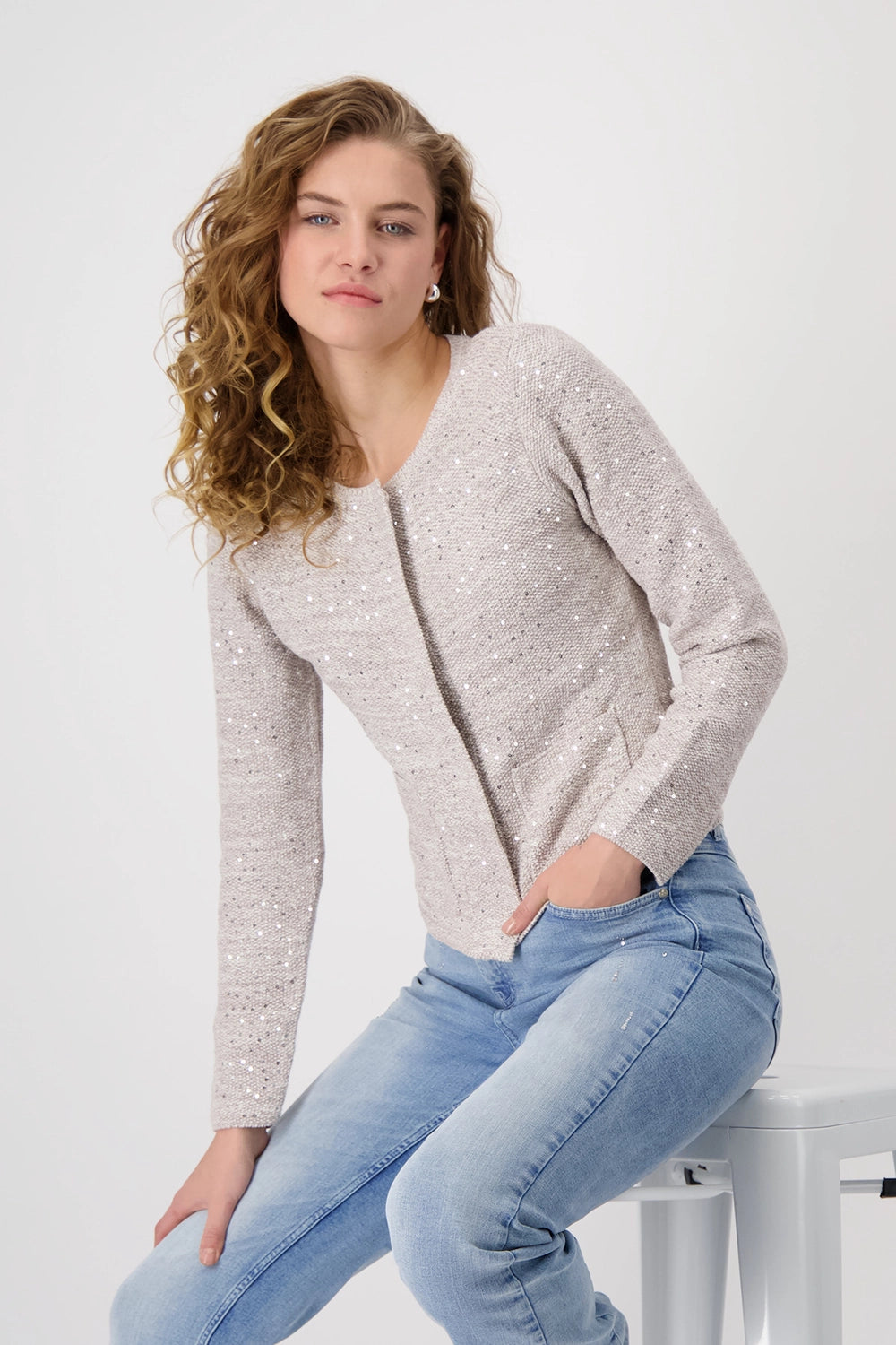 Monari Cardigan with sequins 409235
