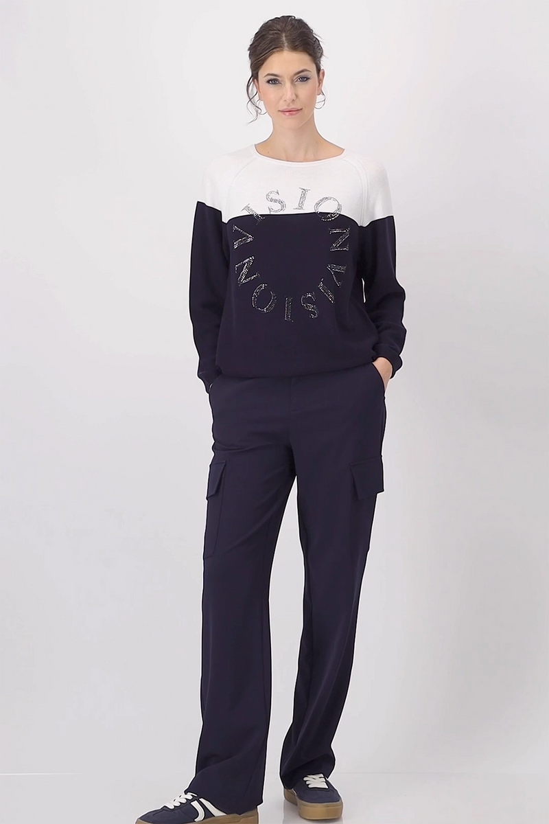 Monari Colour Block Jumper 409242