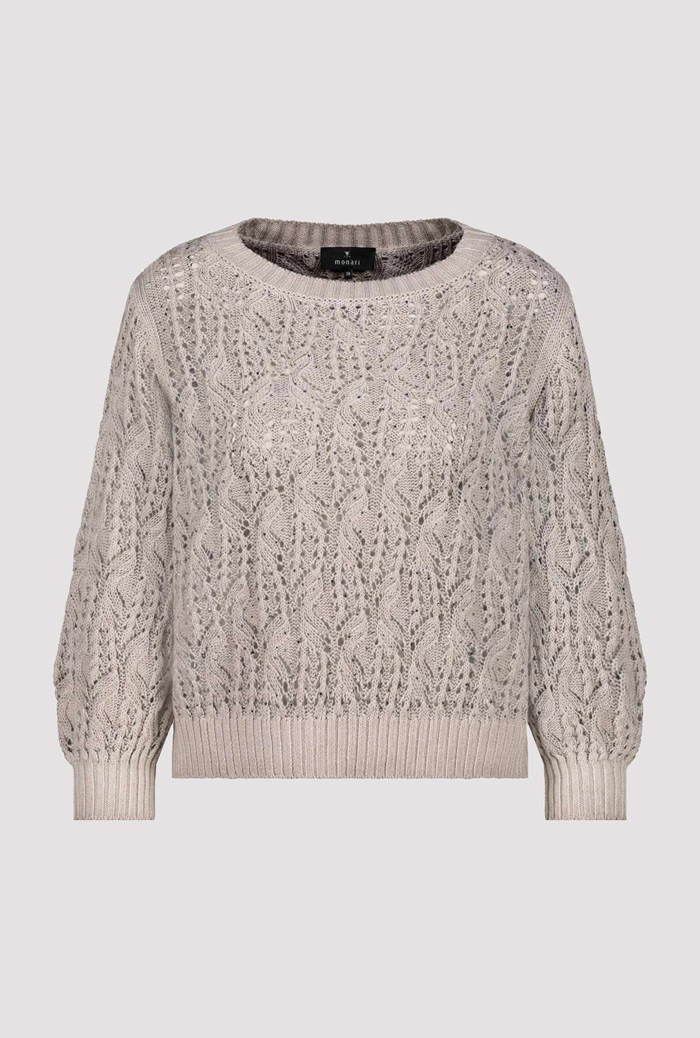 Monari Ajour jumper with embellishment 409246