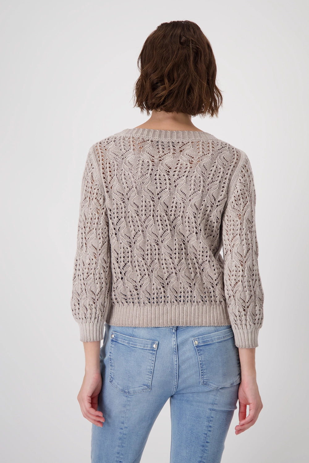 Monari Ajour jumper with embellishment 409246