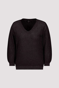 Monari Knitted Jumper with Rice Grain Pattern 409248
