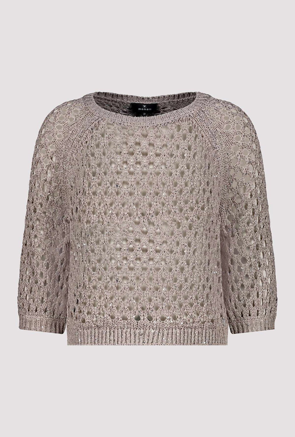 Monari Knitted Jumper with Sequins 409249