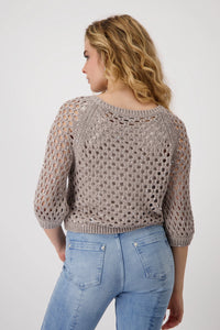 Monari Knitted Jumper with Sequins 409249