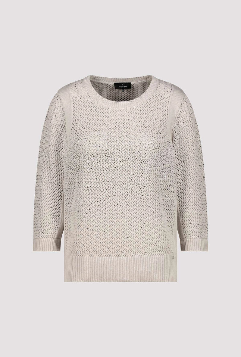 Monari Knitted Jumper with Embellishment 409272
