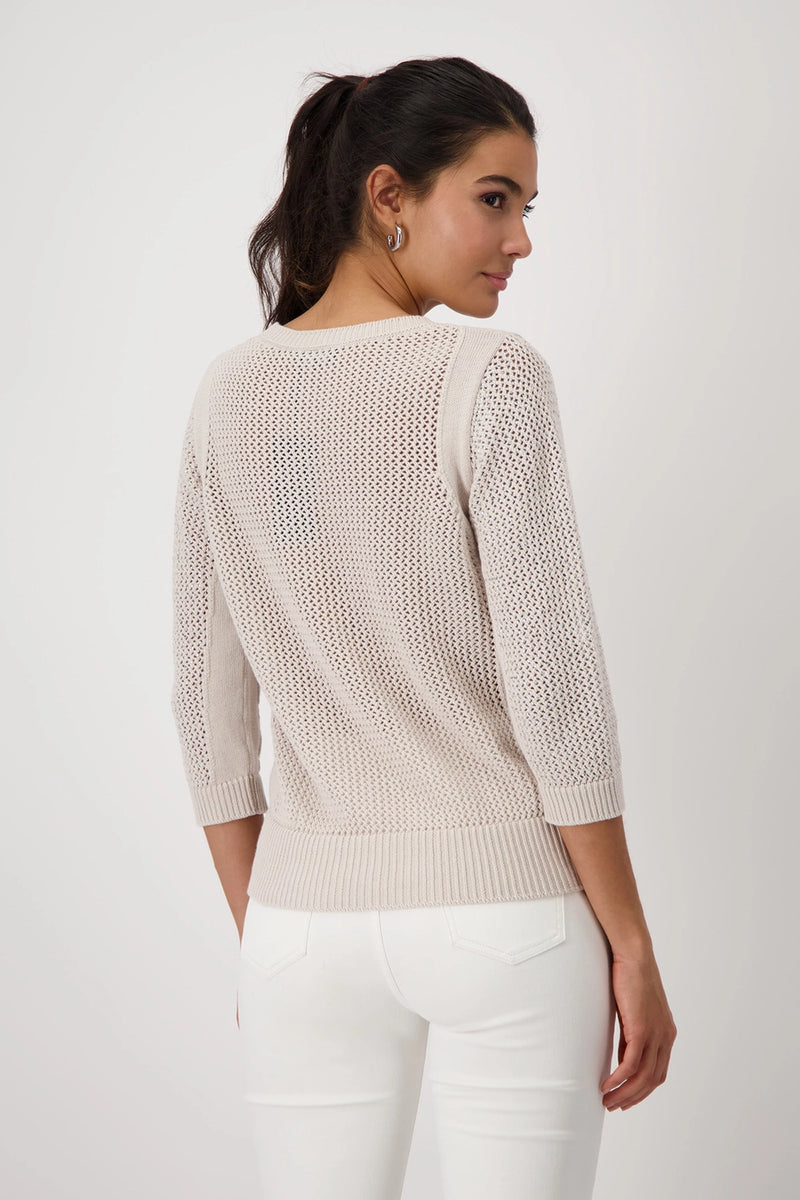 Monari Knitted Jumper with Embellishment 409272