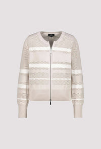 Monari Cardigan with stripes 409281