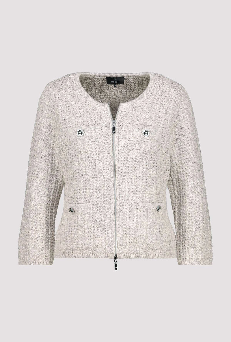 Monari Tweed Cardigan 409286