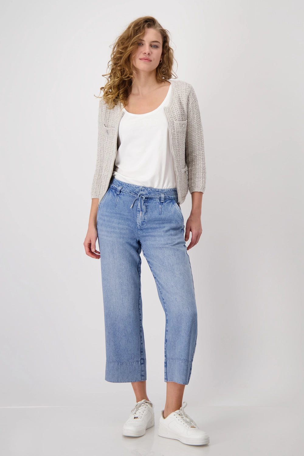 Monari Tweed Cardigan 409286