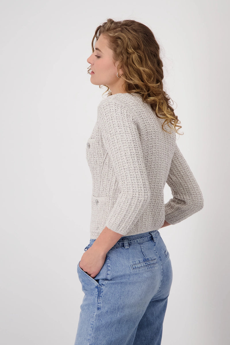 Monari Tweed Cardigan 409286