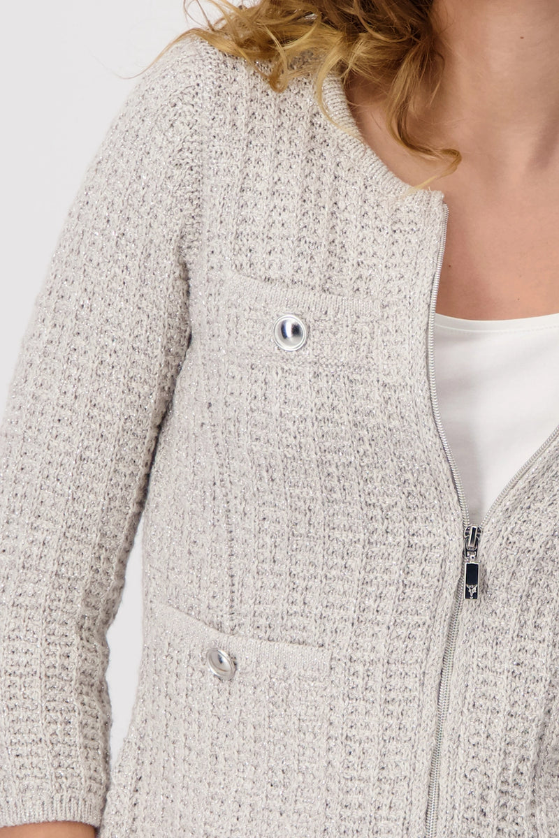 Monari Tweed Cardigan 409286