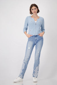 Monari Tweed Cardigan 409286