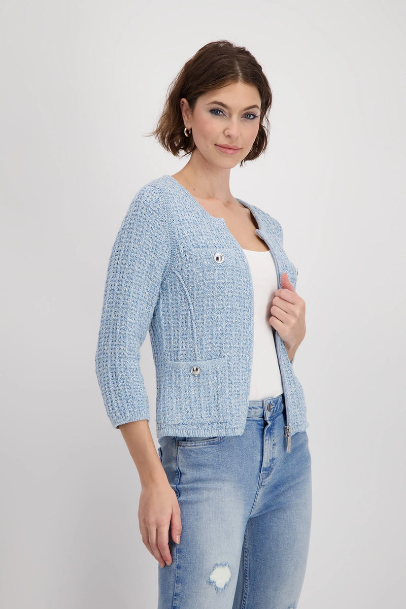 Monari Tweed Cardigan 409286
