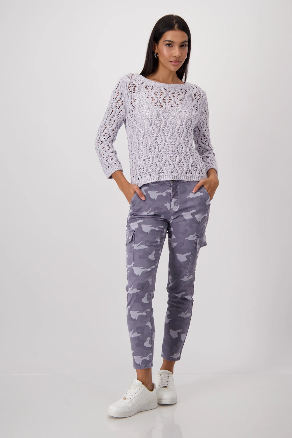 Monari Ajour Jumper with Lurex 409293