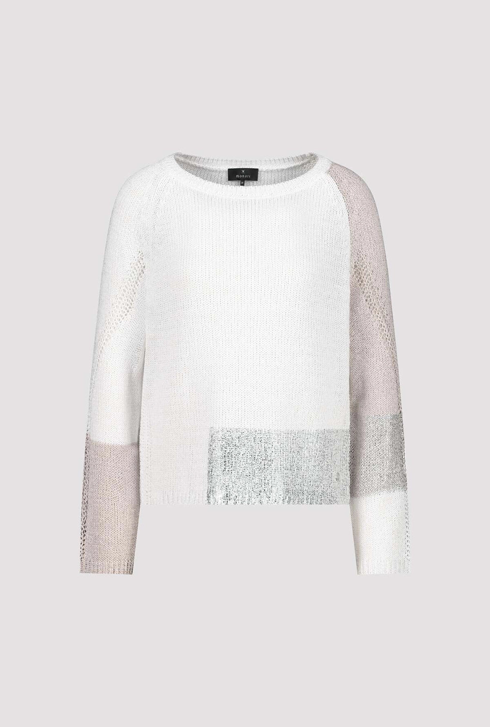 Monari Colour Block Knitted Jumper 409302
