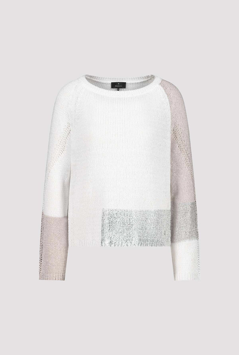 Monari Colour Block Knitted Jumper 409302