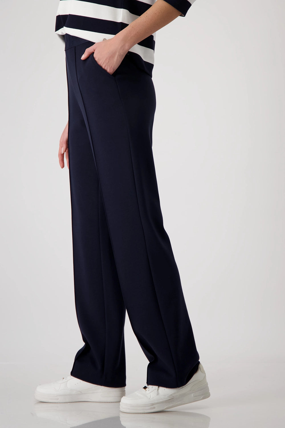Monari Trousers with Script Waistband 409332