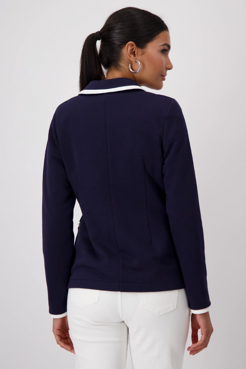 Monari Blazer with Contrasting Stripes 409347