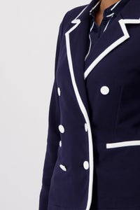 Monari Blazer with Contrasting Stripes 409347