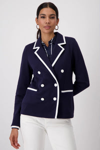 Monari Blazer with Contrasting Stripes 409347