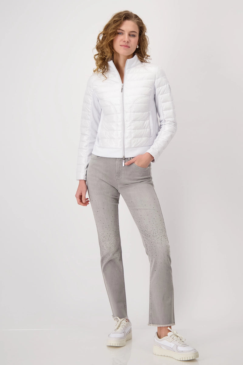 Monari Quilted Jacket with Neoprene 409367