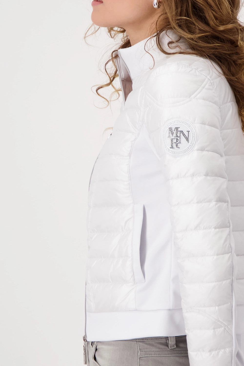 Monari Quilted Jacket with Neoprene 409367