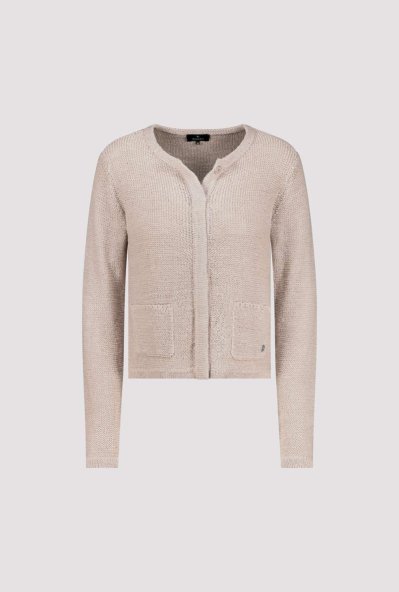 Monari Cardigan made from ribbon yarn 409396